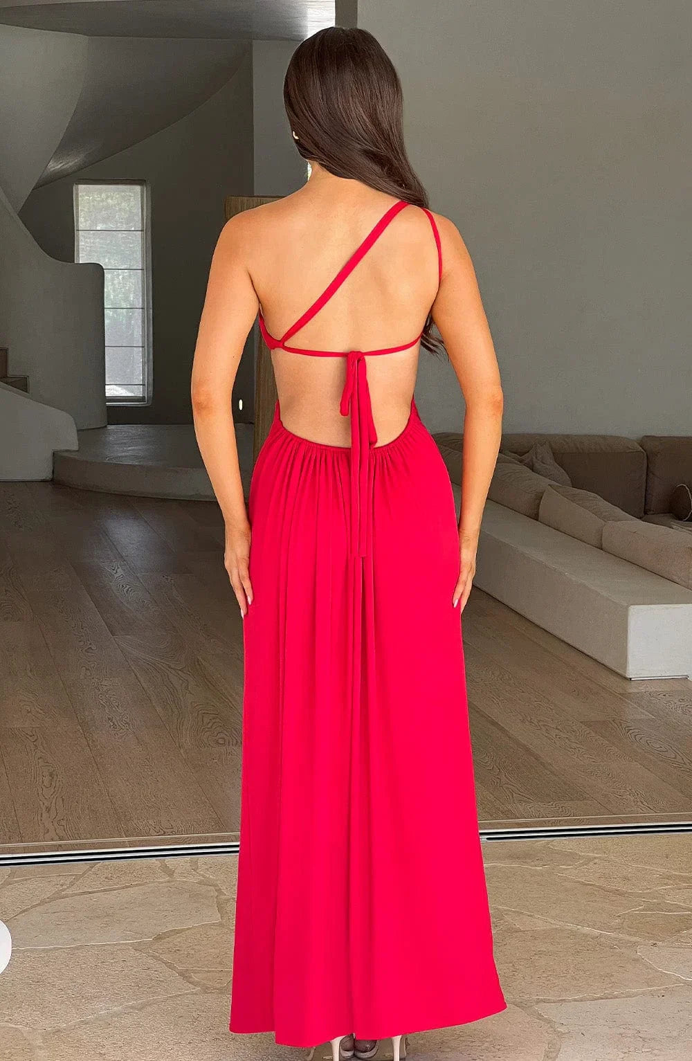 Harriet: One Shoulder Maxi Dress