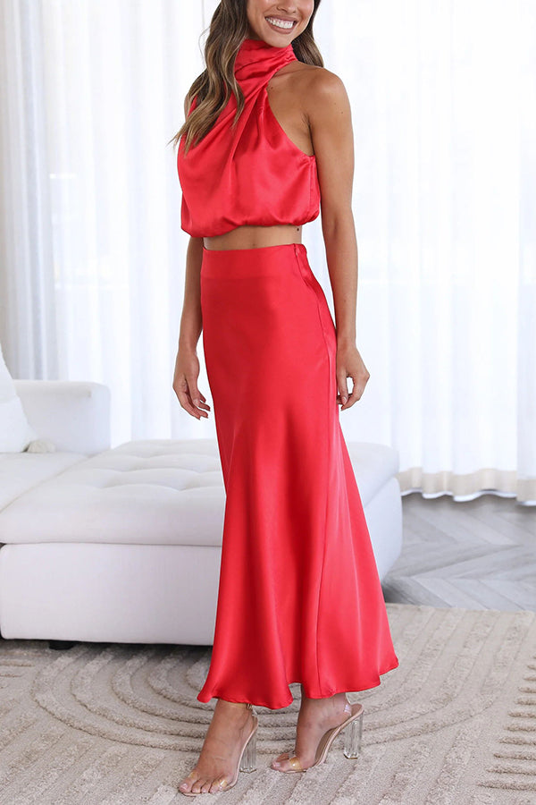 Hope: Elegant Satin Set