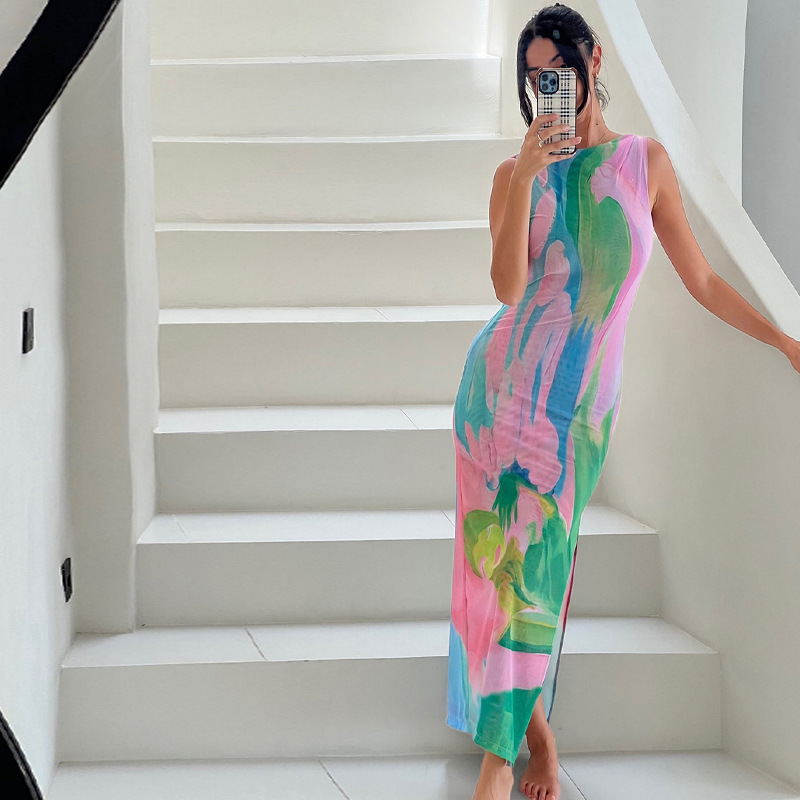 Nola: Pastel Maxi Dress