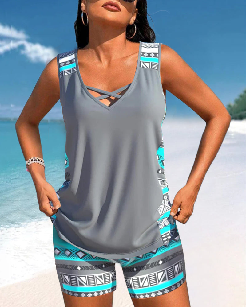 Vita Di Palma™ | V-Neck Tankini
