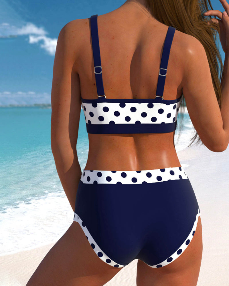 Vita Di Palma™ | Hannah Patchwork High-Waisted Bikini