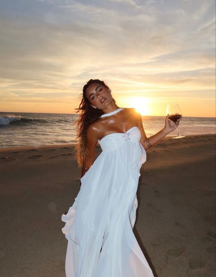Collins: Ruffle Strapless Maxi Dress