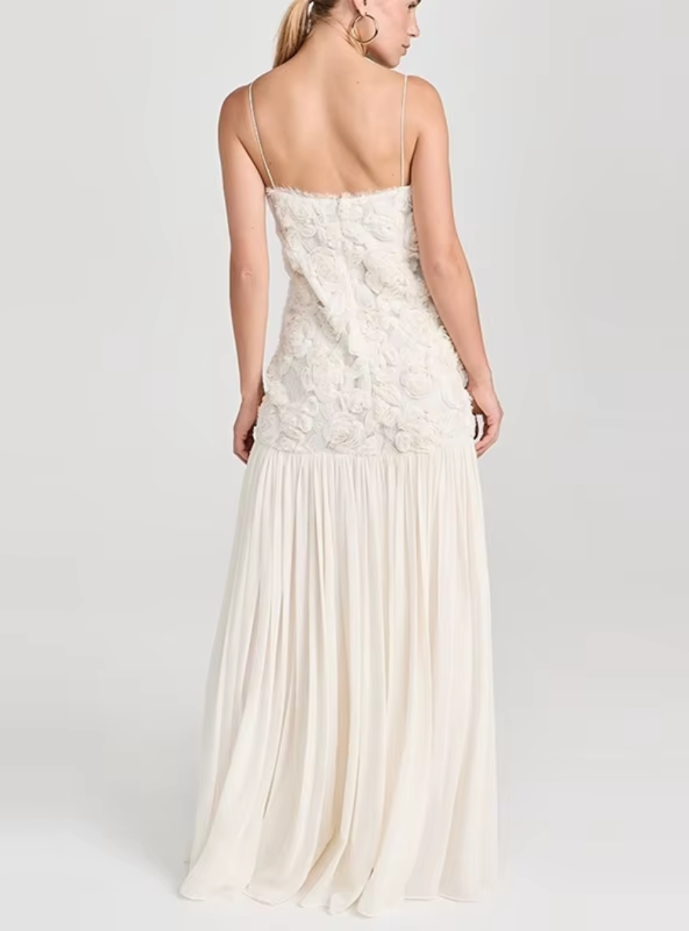 Myra: Floral Backless Maxi Dress