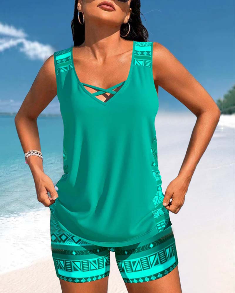 Vita Di Palma™ | V-Neck Tankini