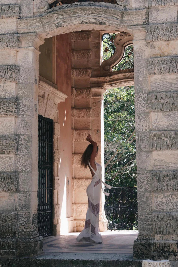 Mira: Lace Maxi Dress