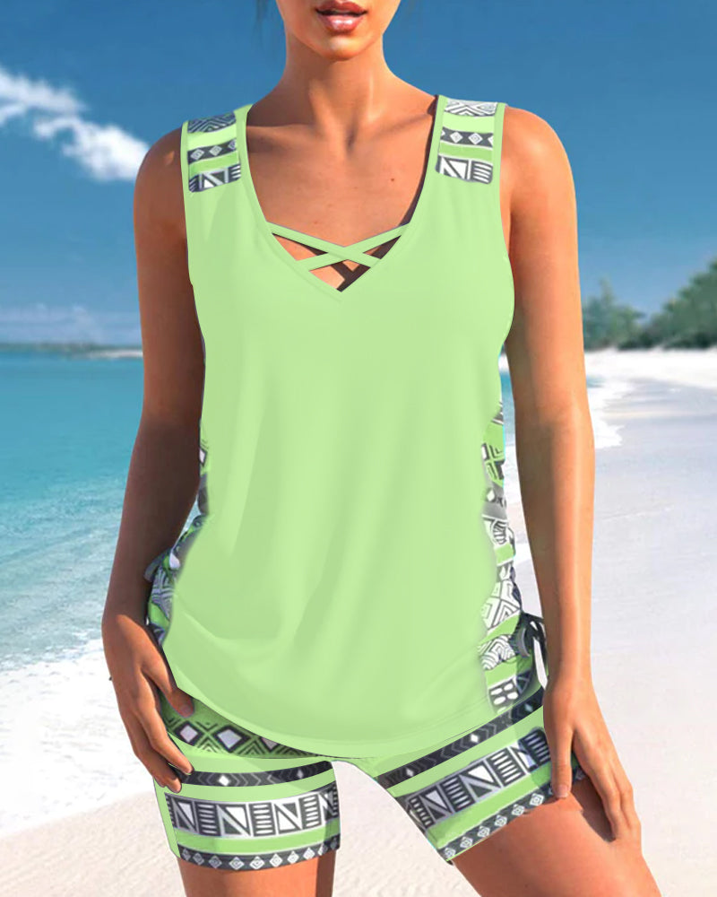 Vita Di Palma™ | V-Neck Tankini