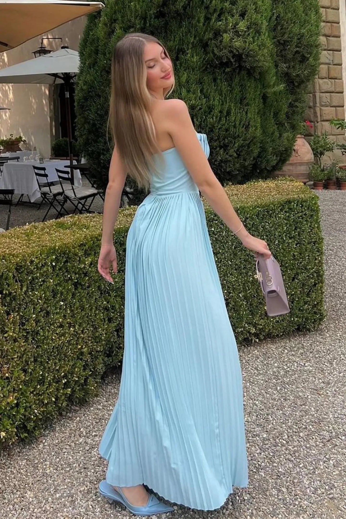 Cora: Strapless Maxi Dress