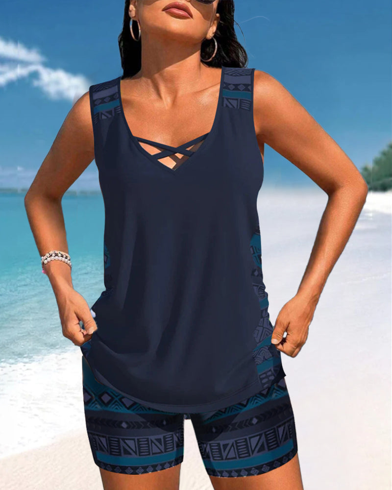 Vita Di Palma™ | V-Neck Tankini