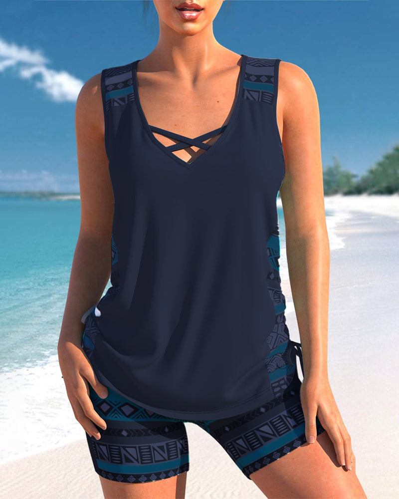 Vita Di Palma™ | V-Neck Tankini