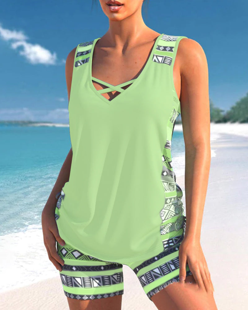 Vita Di Palma™ | V-Neck Tankini
