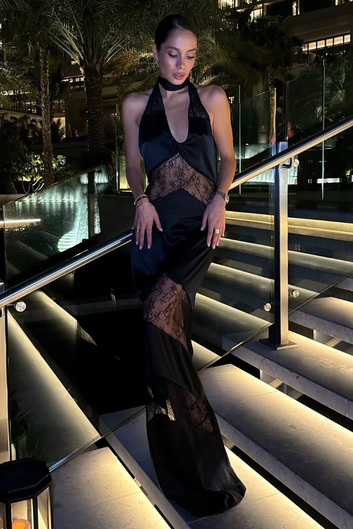 Mira: Lace Maxi Dress