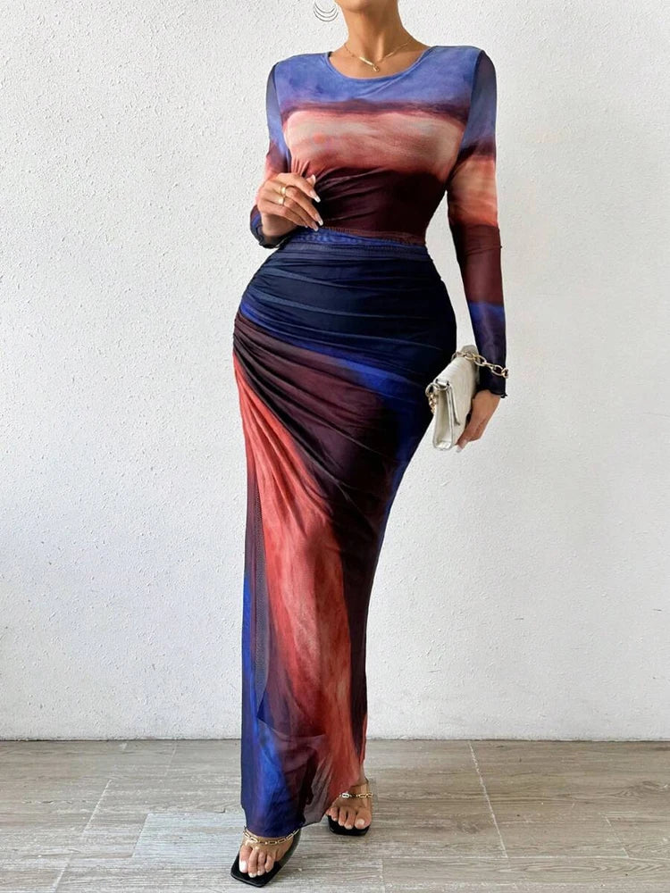 Aurora Golden Hour Maxi Dress