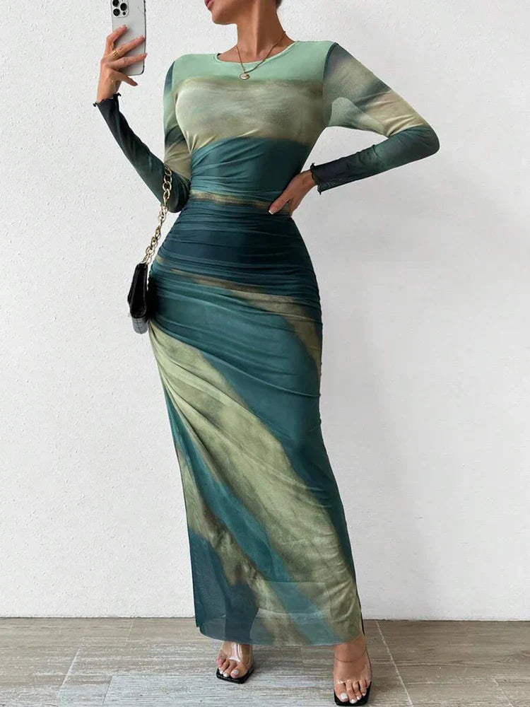 Aurora Golden Hour Maxi Dress