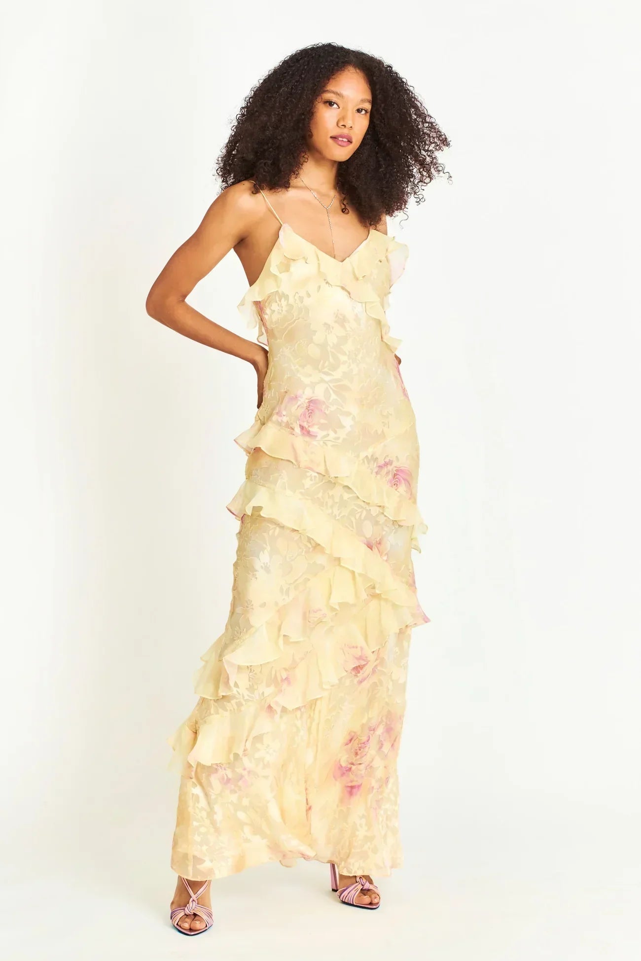 Cassidy: Charming Ruffle Dress