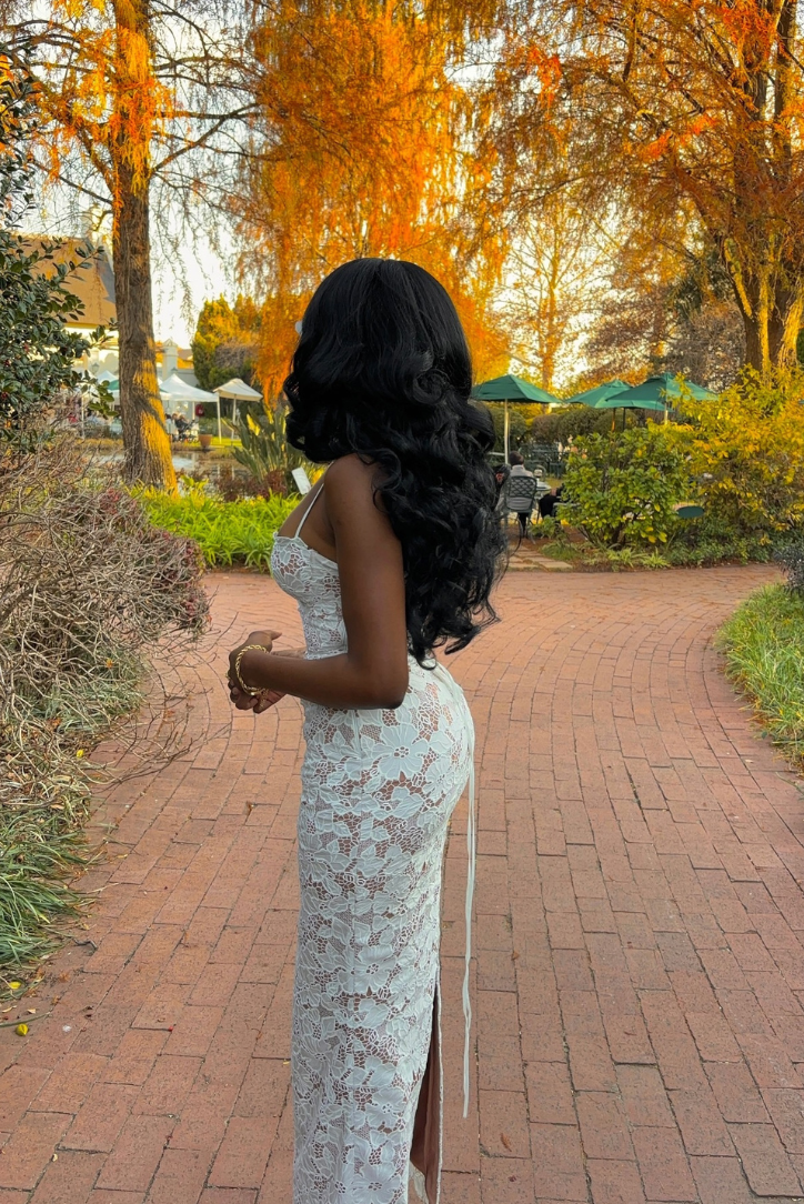 Evangeline: Lace Maxi Dress