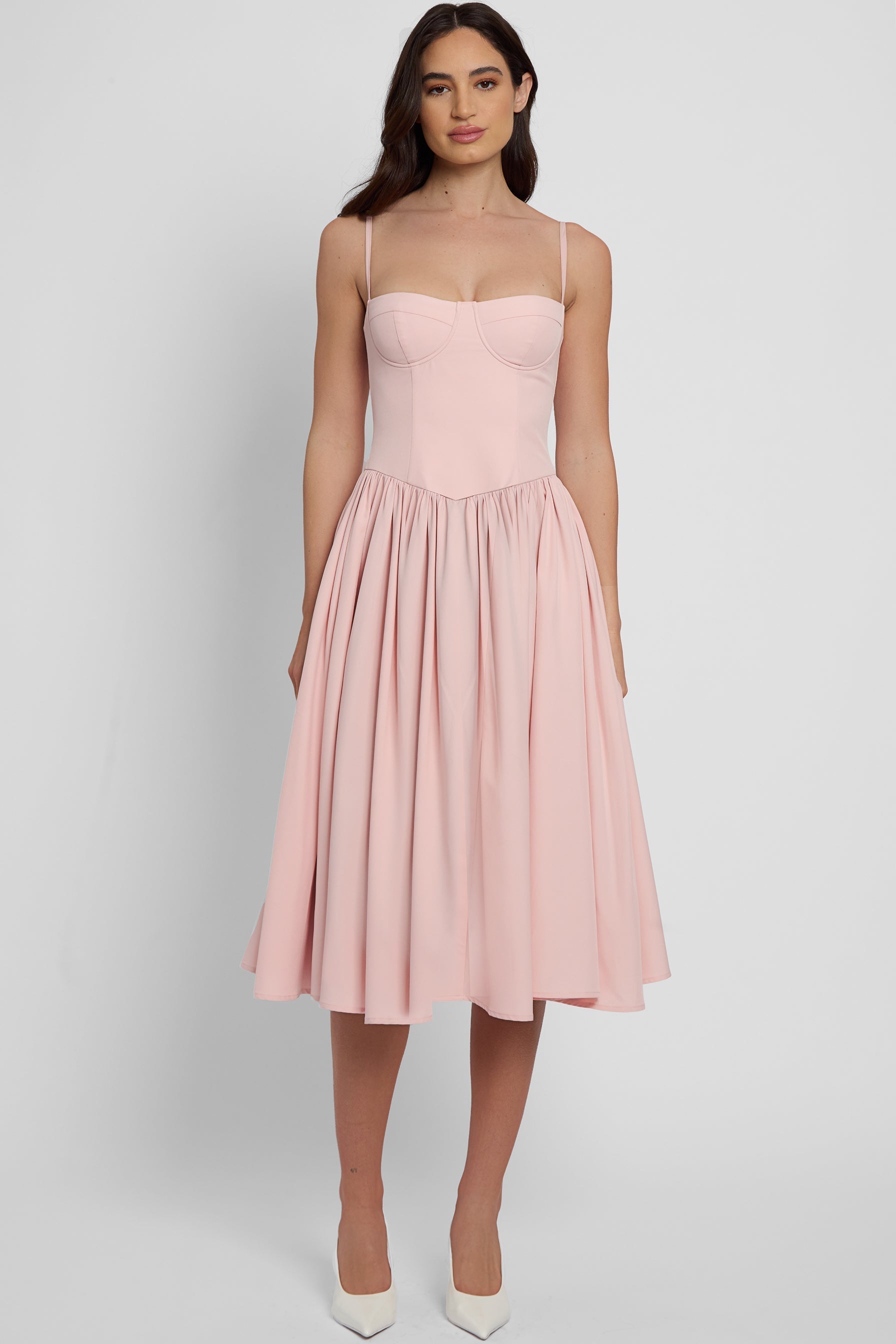 Ciara: Bustier Midi Dress
