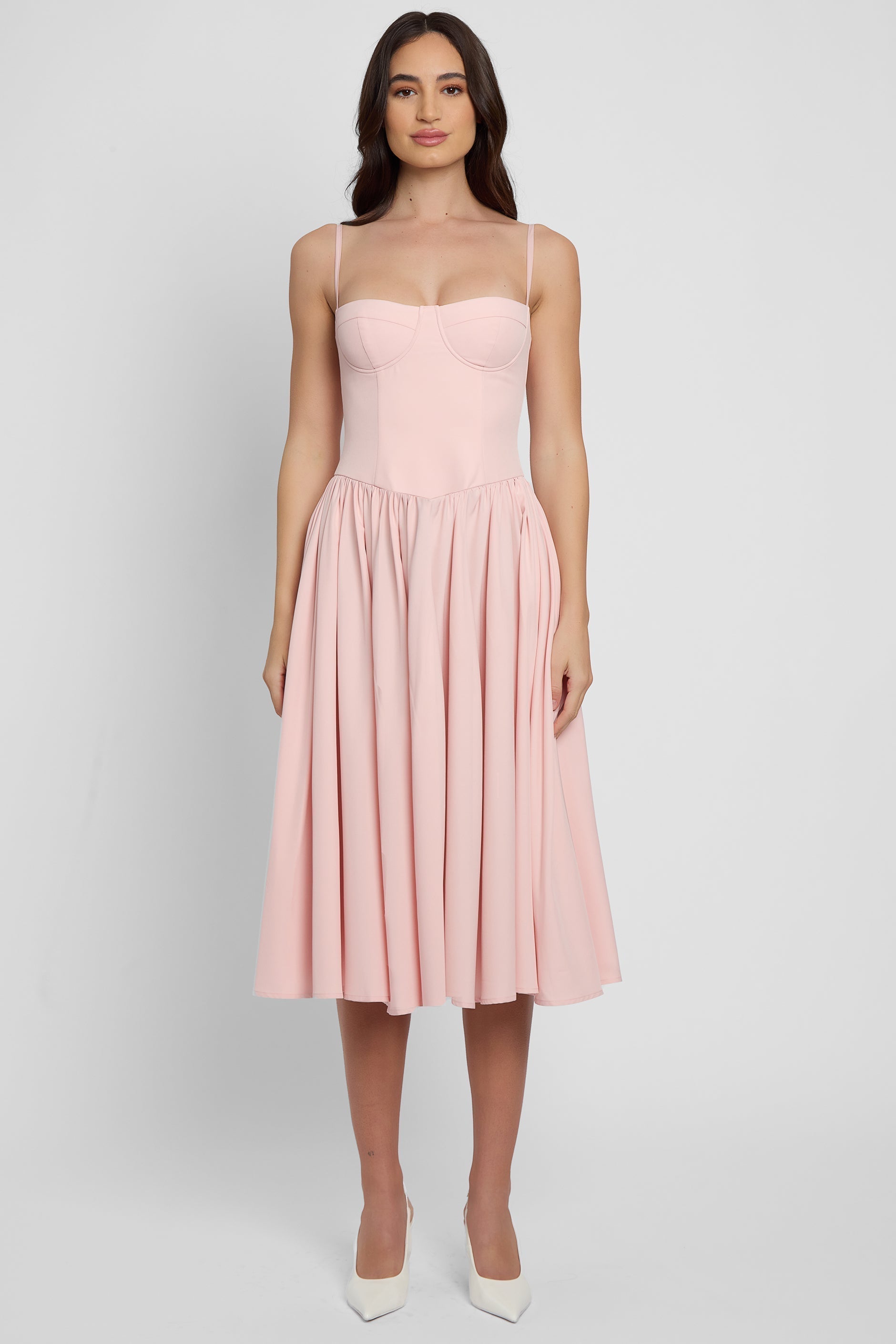 Ciara: Bustier Midi Dress