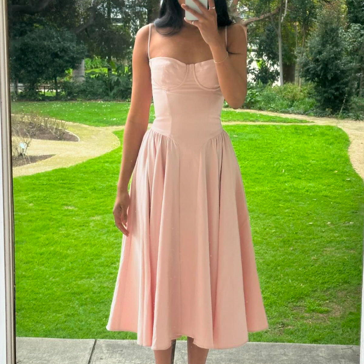Ciara: Bustier Midi Dress
