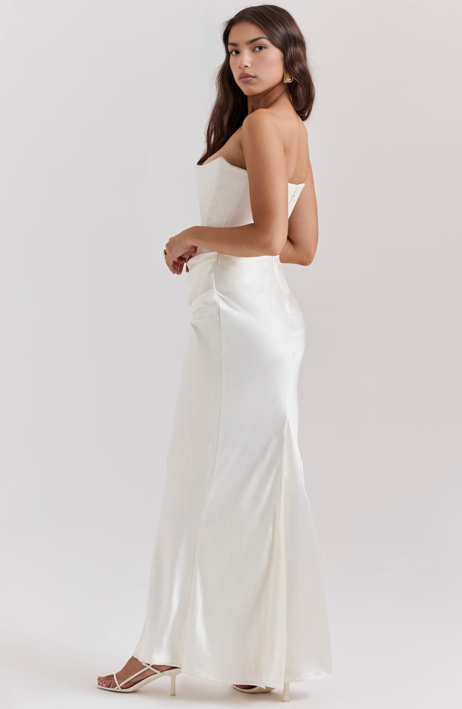 Tessa: Strapless Maxi Dress