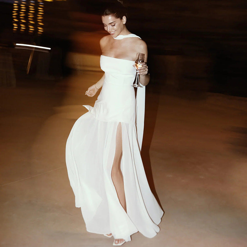 Valerie: Asymmetrical Maxi Dress