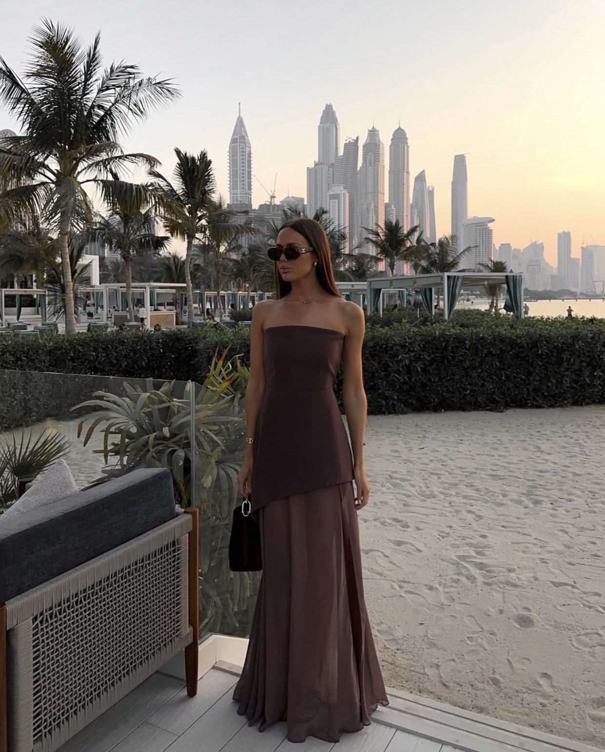 Valerie: Asymmetrical Maxi Dress