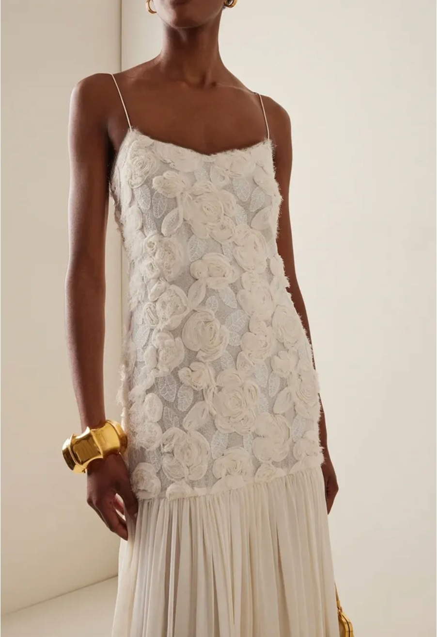 Myra: Floral Backless Maxi Dress