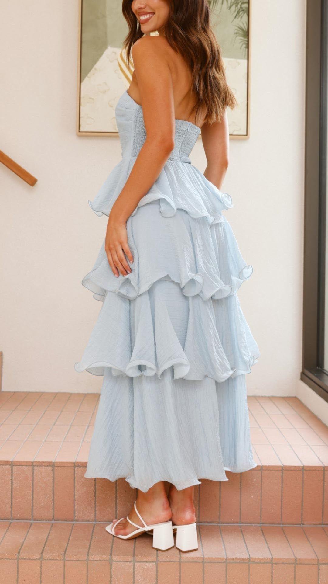 Kate: Tiered Ruffle Maxi Dress
