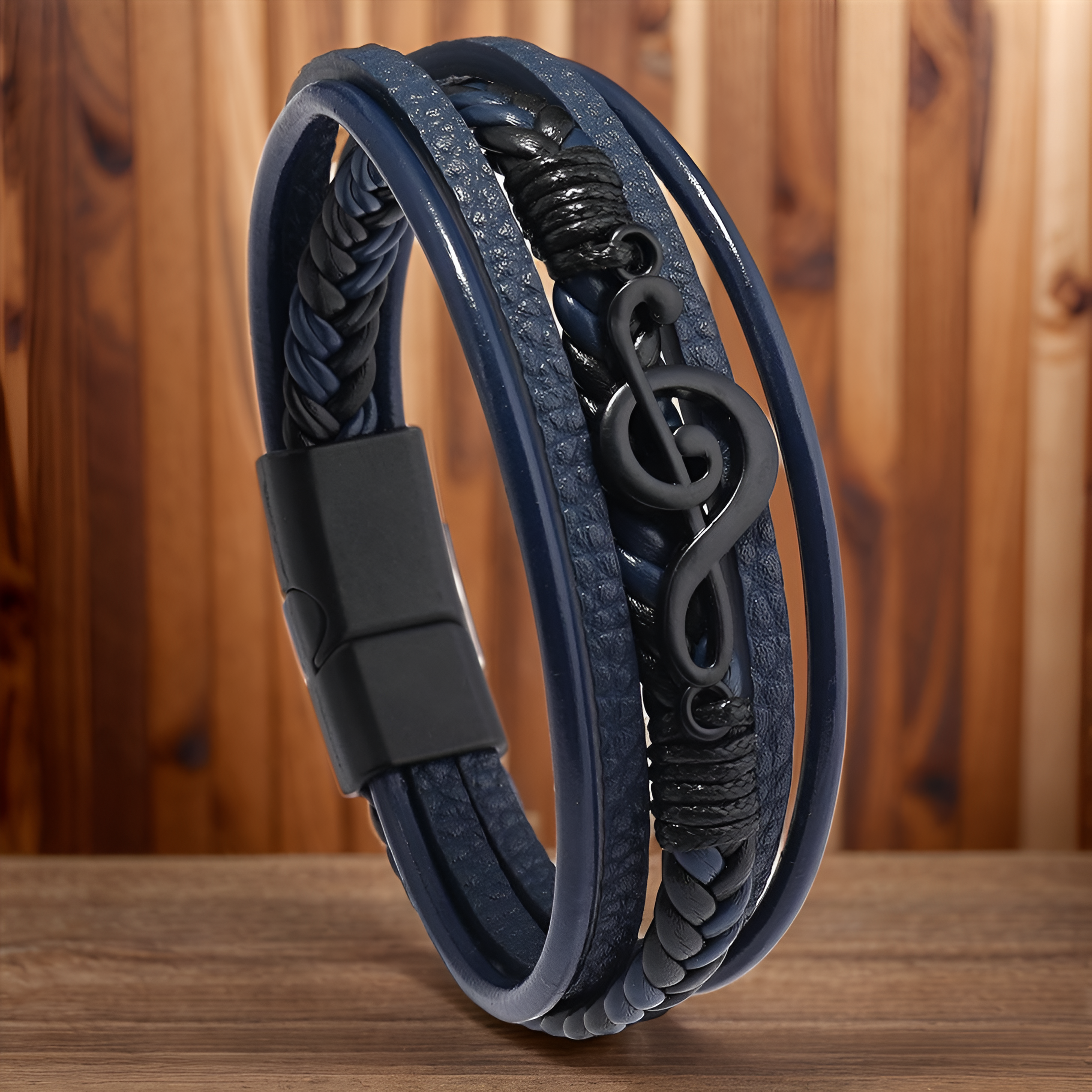 Vita Di Palma™ | Leather Bracelet for Music Lovers