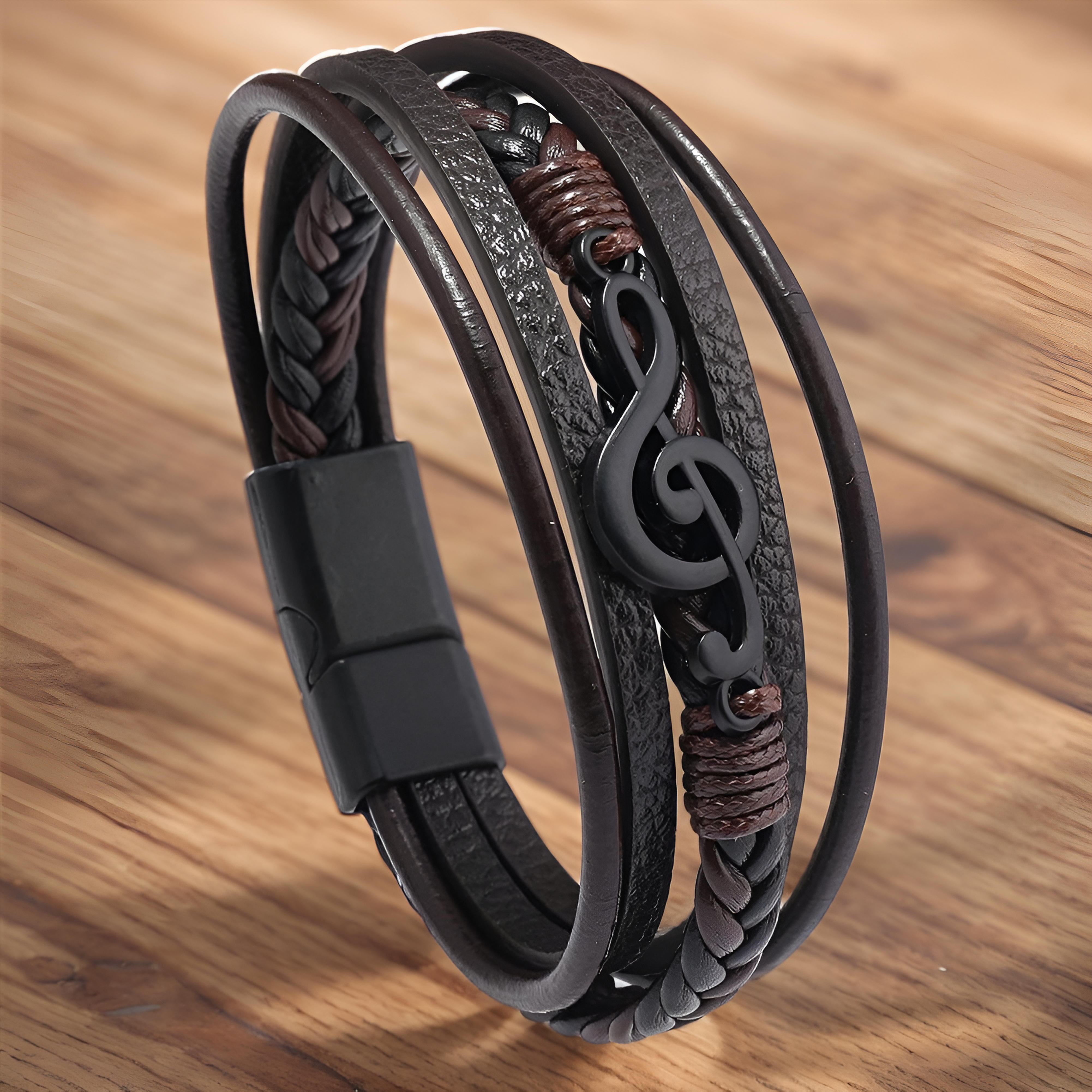 Vita Di Palma™ | Leather Bracelet for Music Lovers