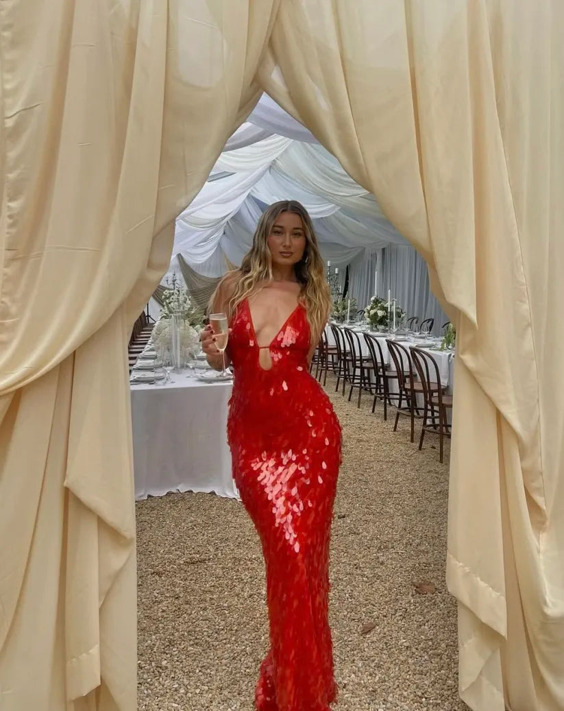 Kailani: Sequin Maxi Long Dress