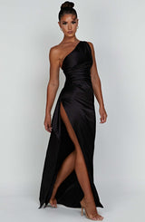 Skye: One Shoulder Maxi Dress