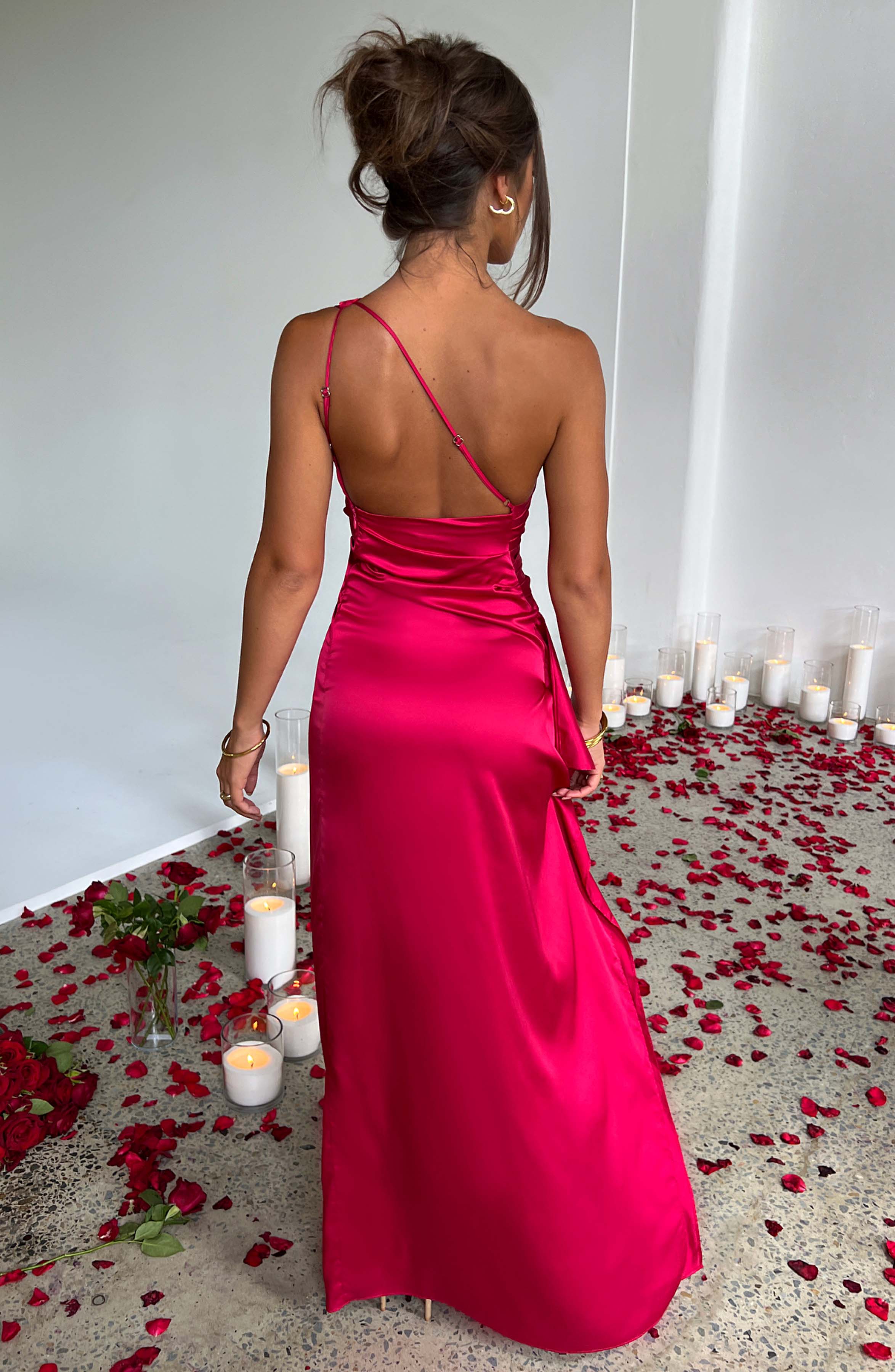 Skye: One Shoulder Maxi Dress