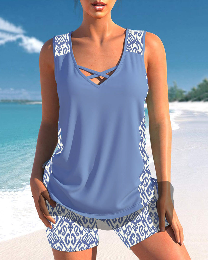 Vita Di Palma™ | V-Neck Tankini