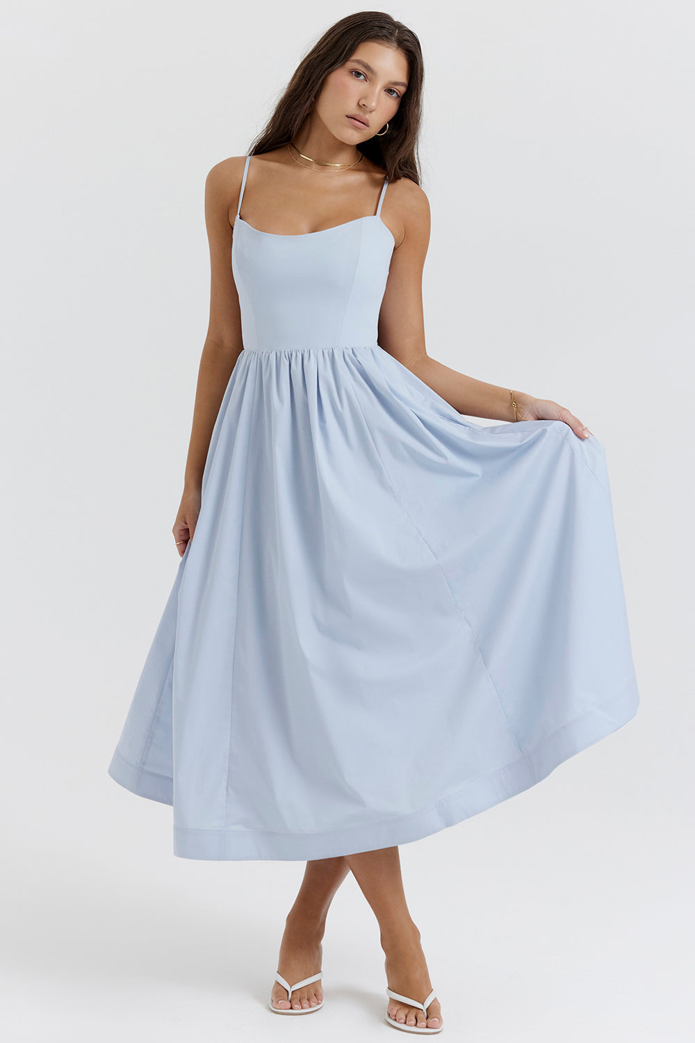 Maria: Elegant Midi Dress