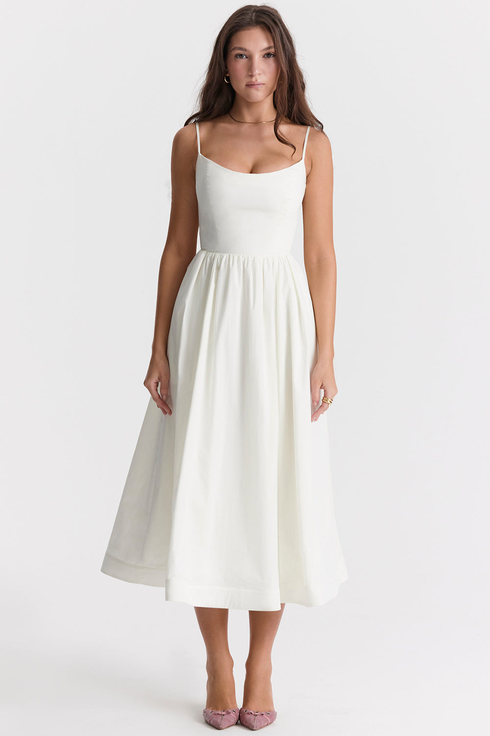 Maria: Elegant Midi Dress
