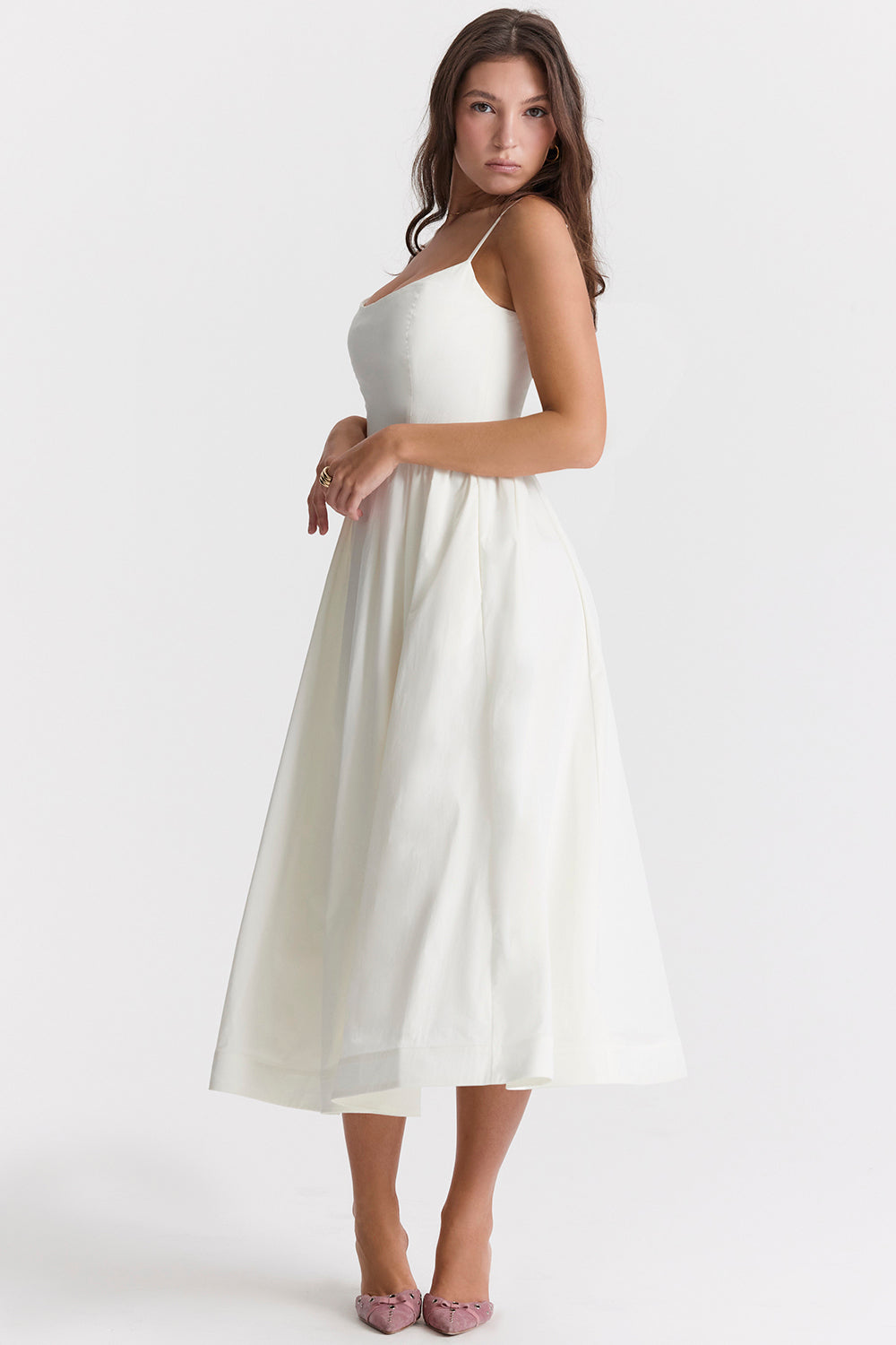 Maria: Elegant Midi Dress