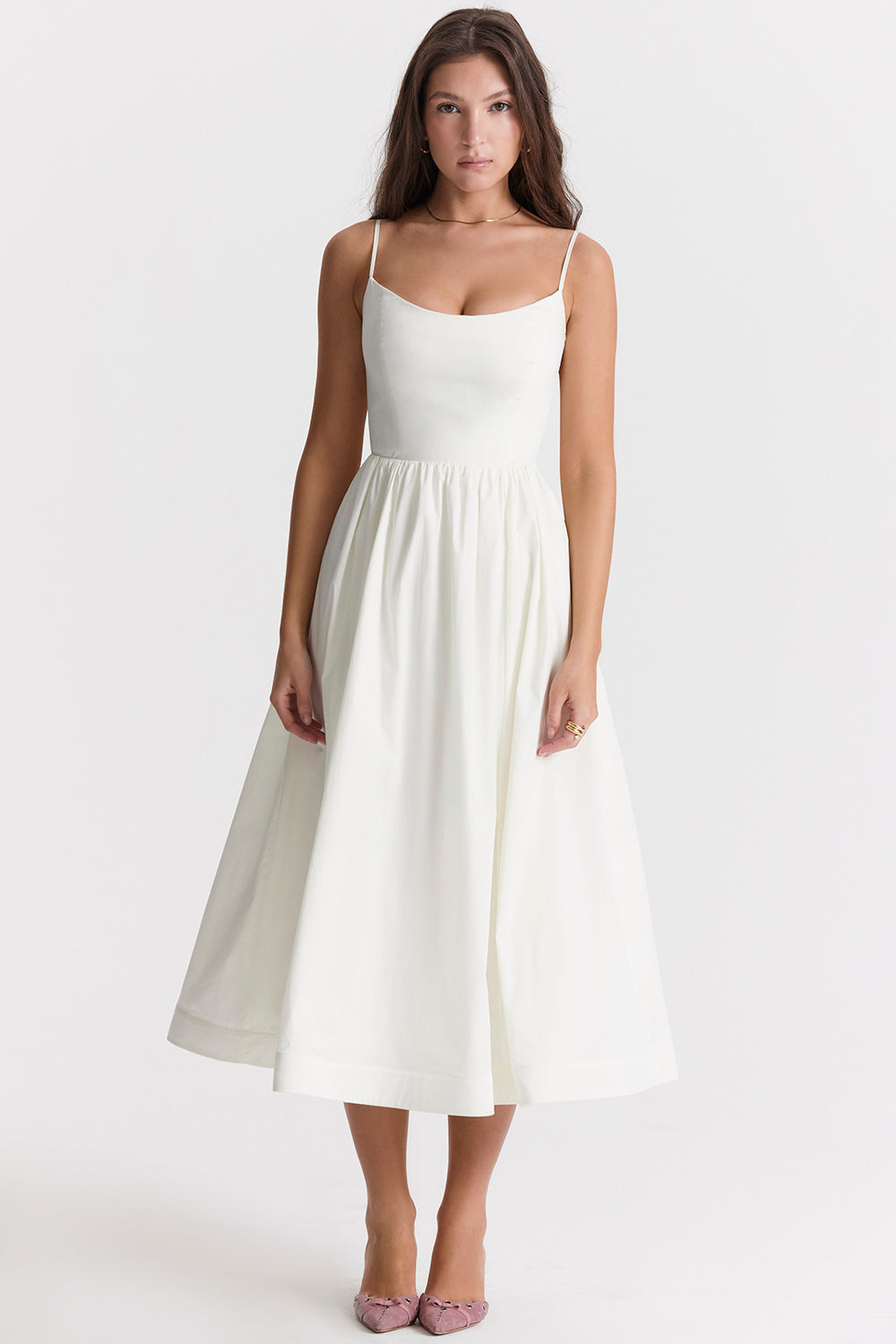 Maria: Elegant Midi Dress
