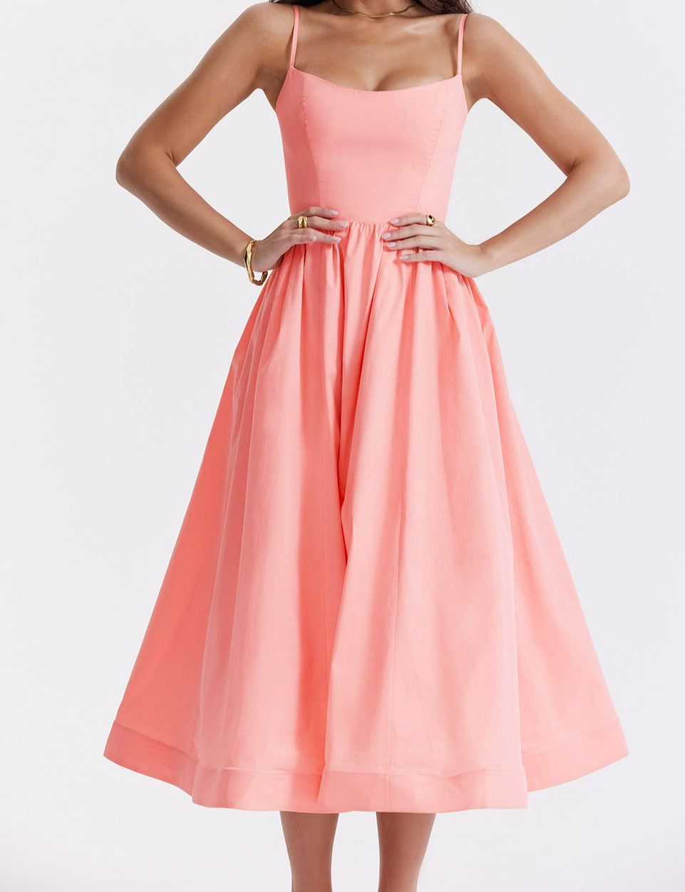 Maria: Elegant Midi Dress