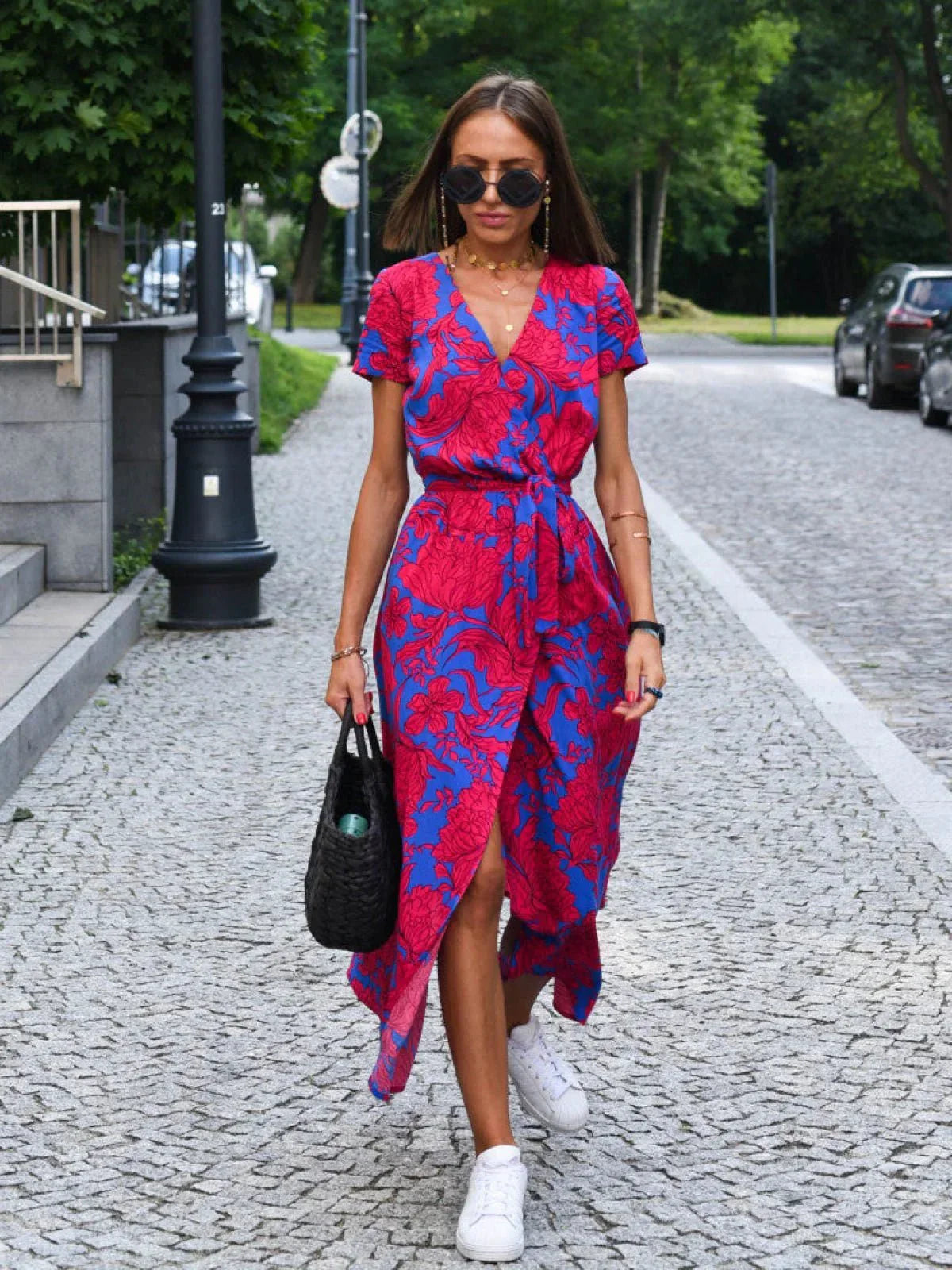 Vita Di Palma™ | Linda Dress – Flattering Fit & Breathable Elegance