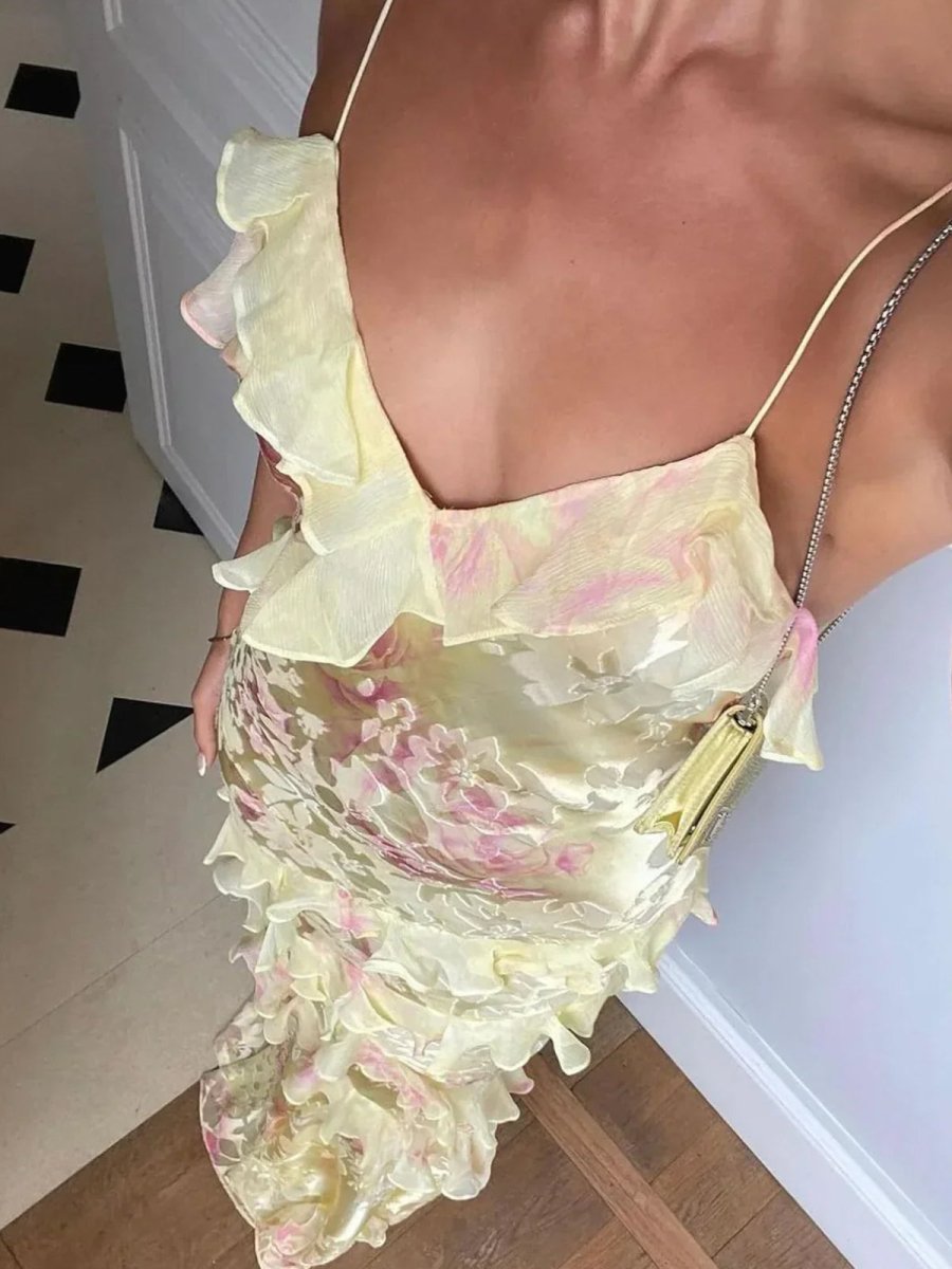 Cassidy: Charming Ruffle Dress