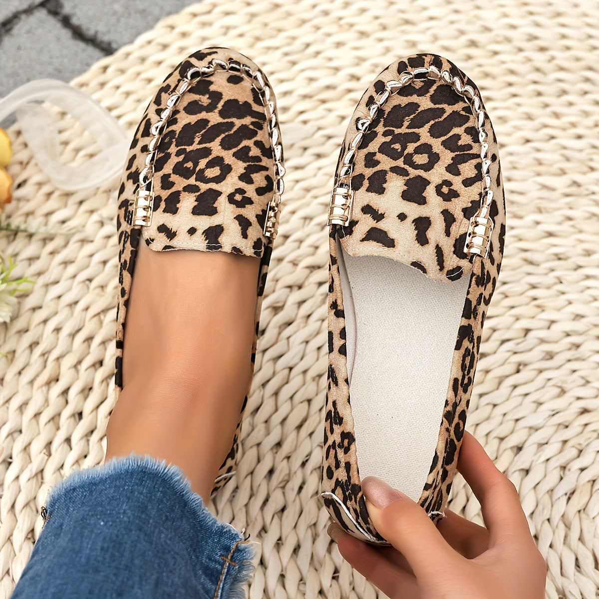 Vita Di Palma™ |Jaya Leopard Moccasins