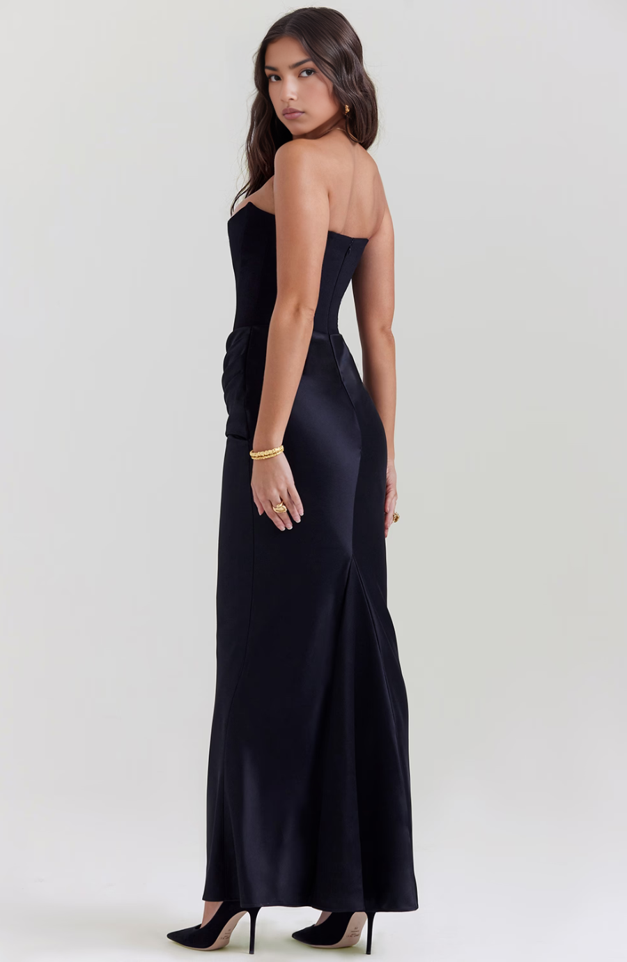 Tessa: Strapless Maxi Dress
