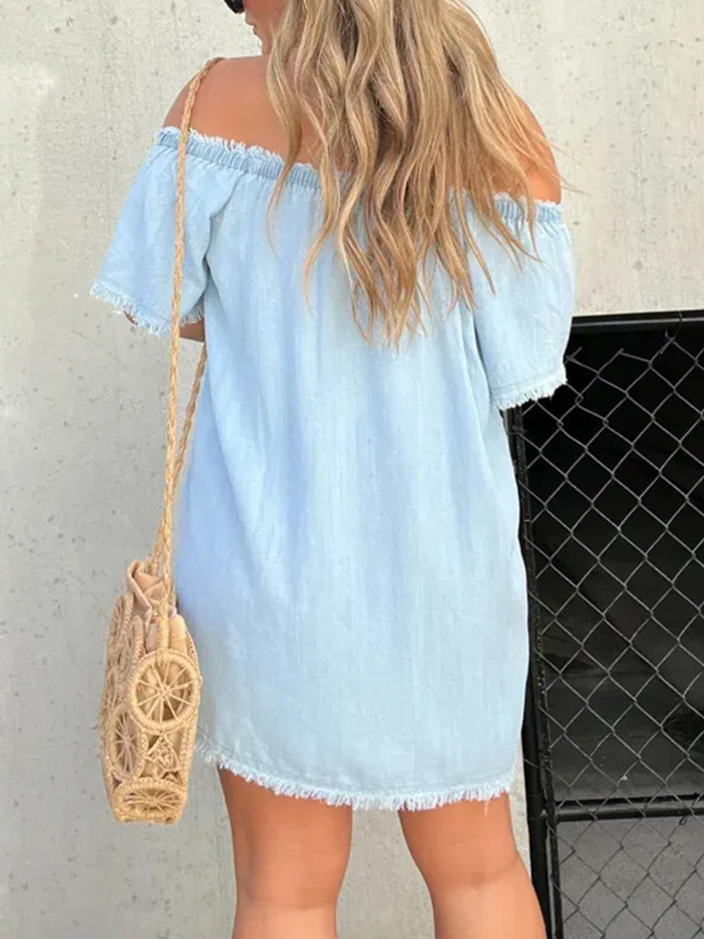 Vita Di Palma™ | One Shoulder Sexy Denim Mini Dress