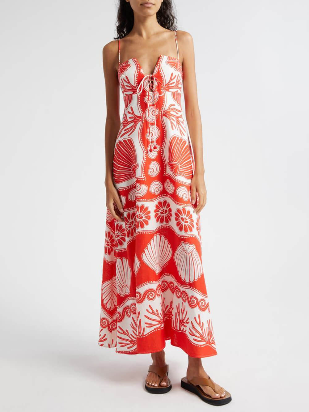 Vita Di Palma™ | Shell Unique Print Maxi Dress