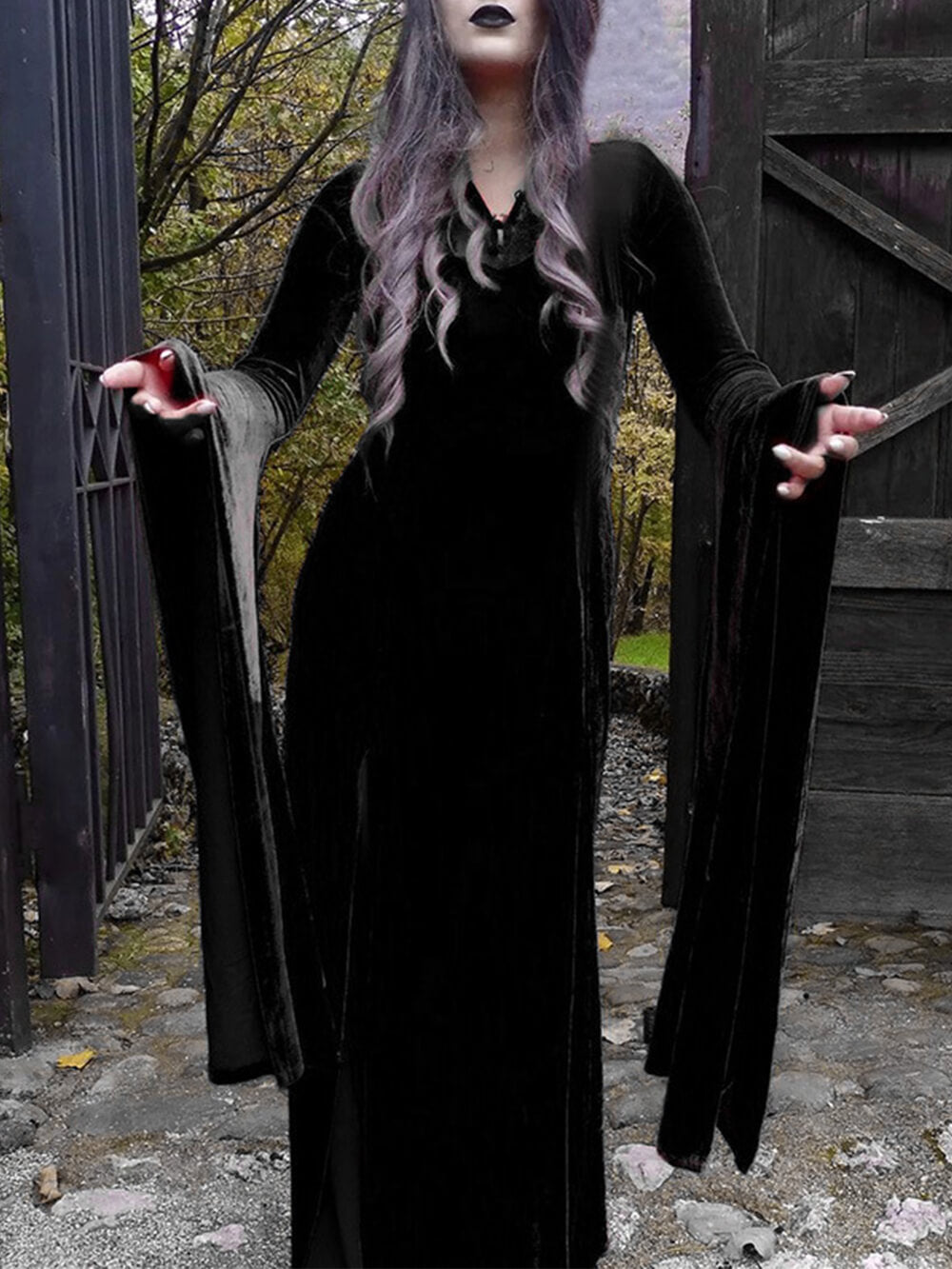 Vita Di Palma™ | Halloween Sexy Witch Maxi Dress