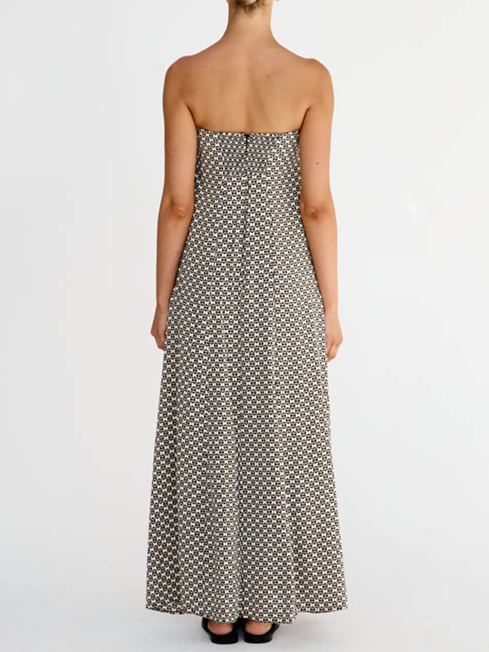 Vita Di Palma™ | Diamond Print Maxi Dress