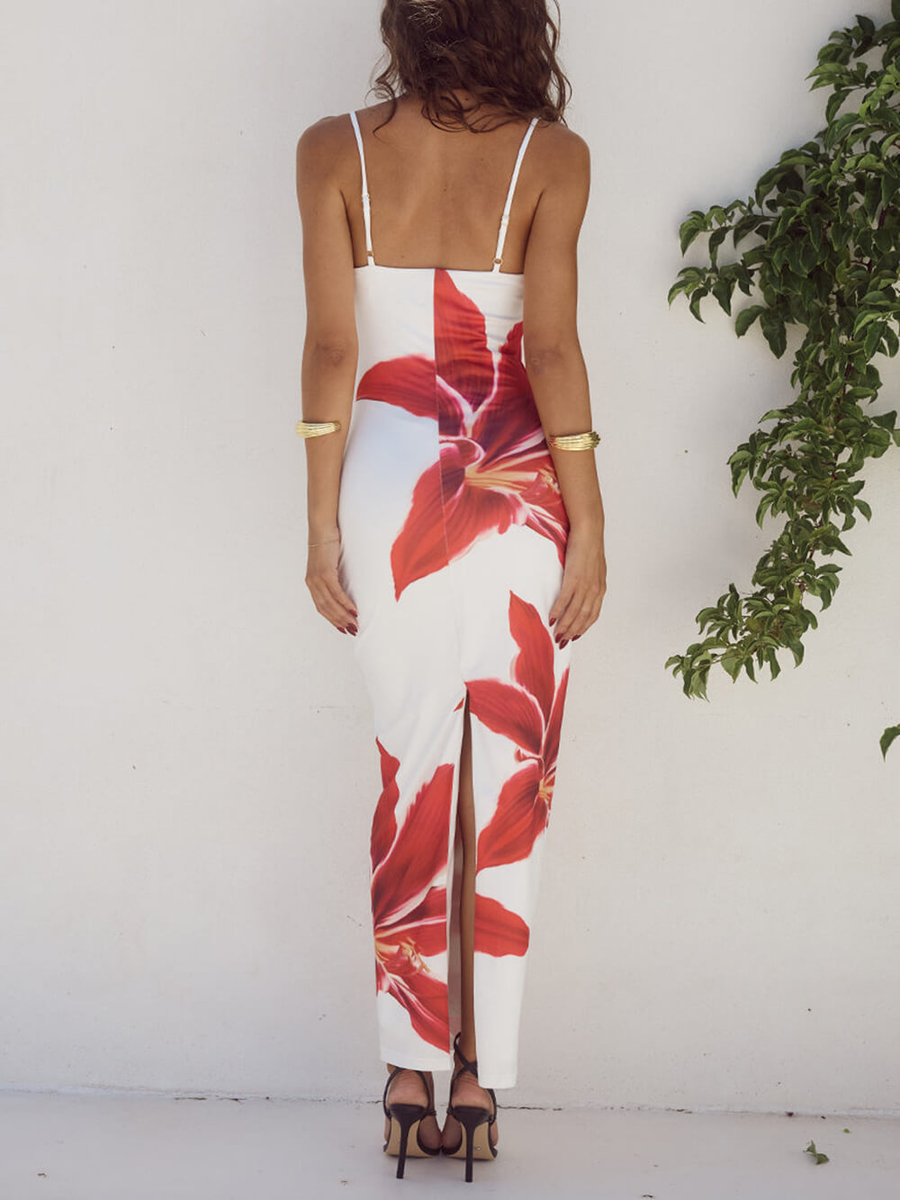 Vita Di Palma™ | Unforgettable Abstract Floral Print Maxi Dress