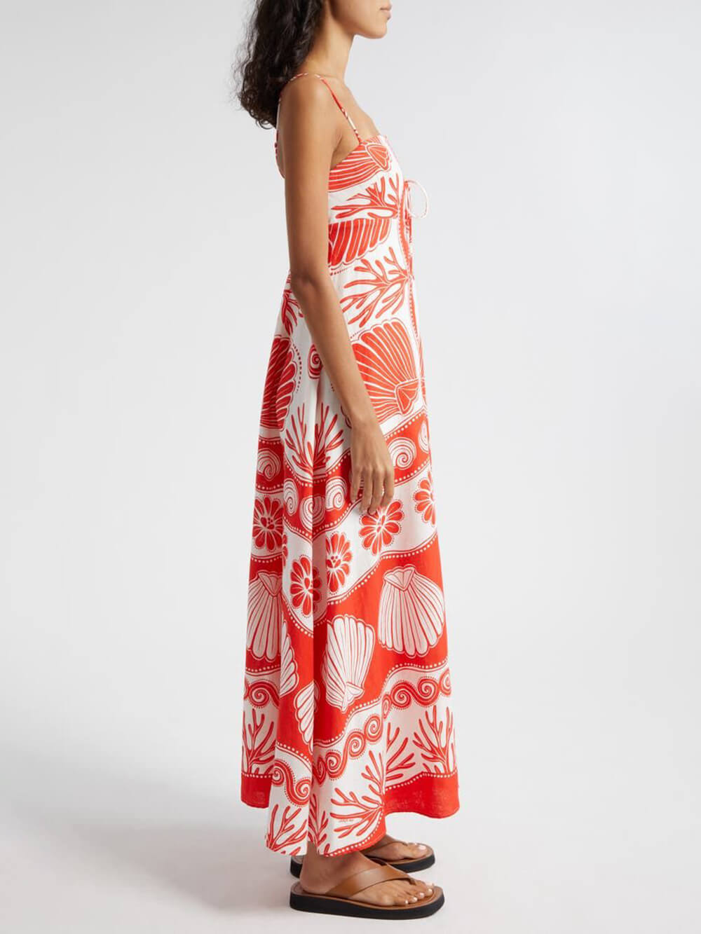 Vita Di Palma™ | Shell Unique Print Maxi Dress