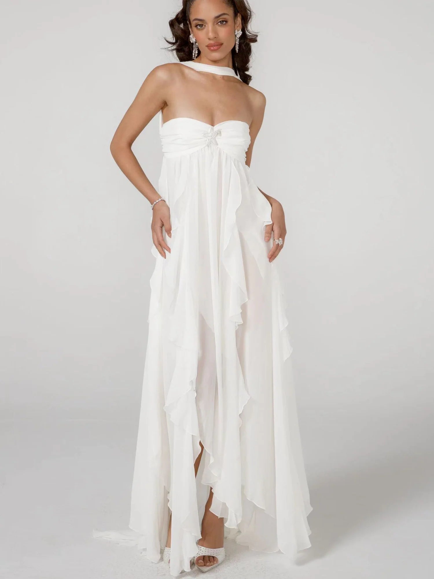 Vita Di Palma™ | Twilight Cascade Asymmetrical Gown