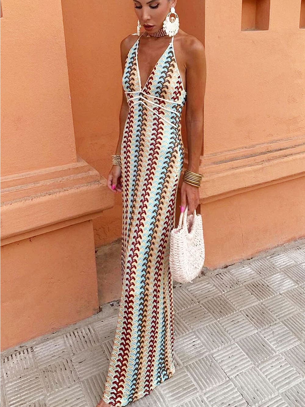 Vita Di Palma™ | Vacation Maxi Dresses-Beige